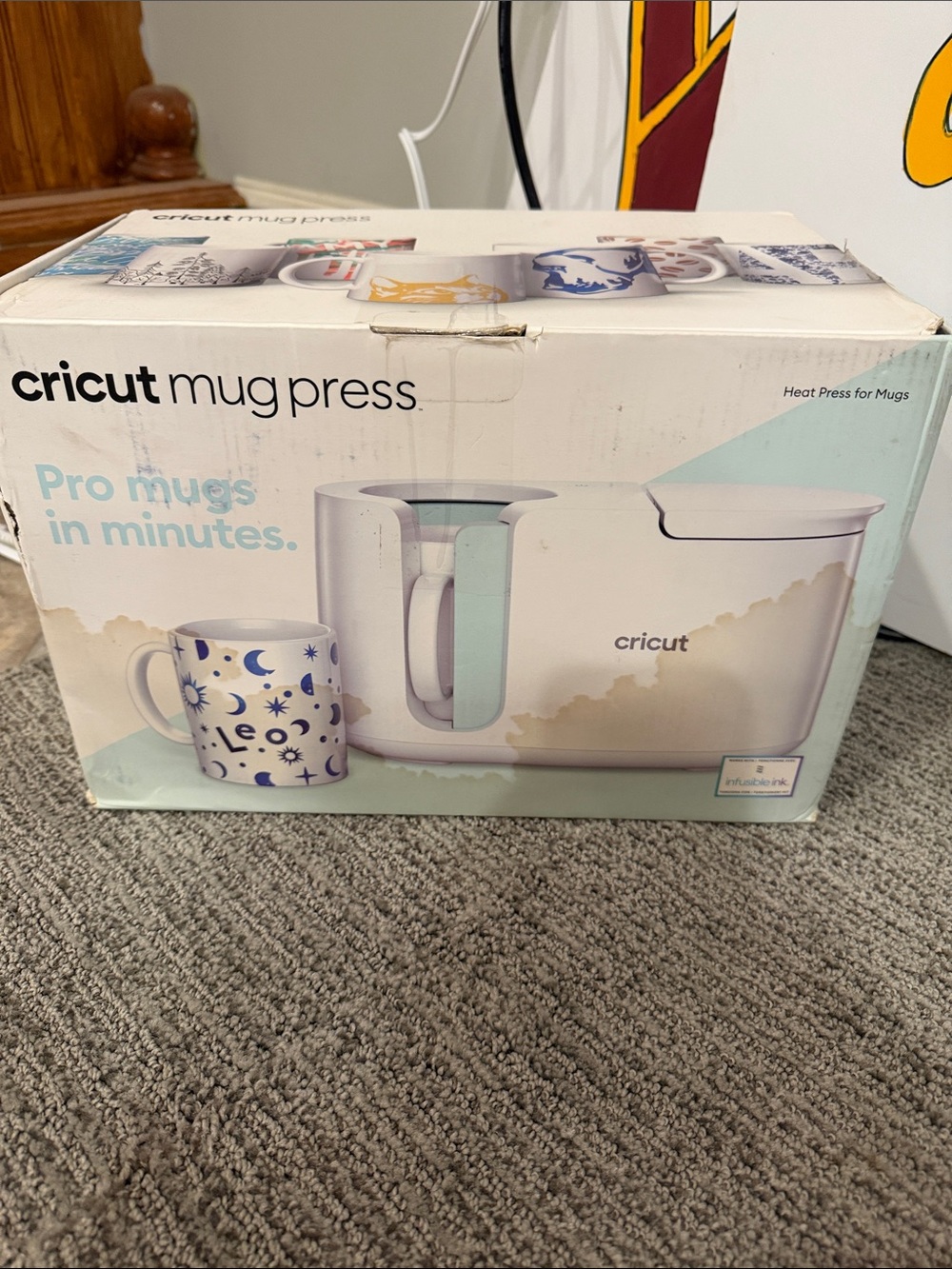 NWT Cricut Mug Press in White and Mint